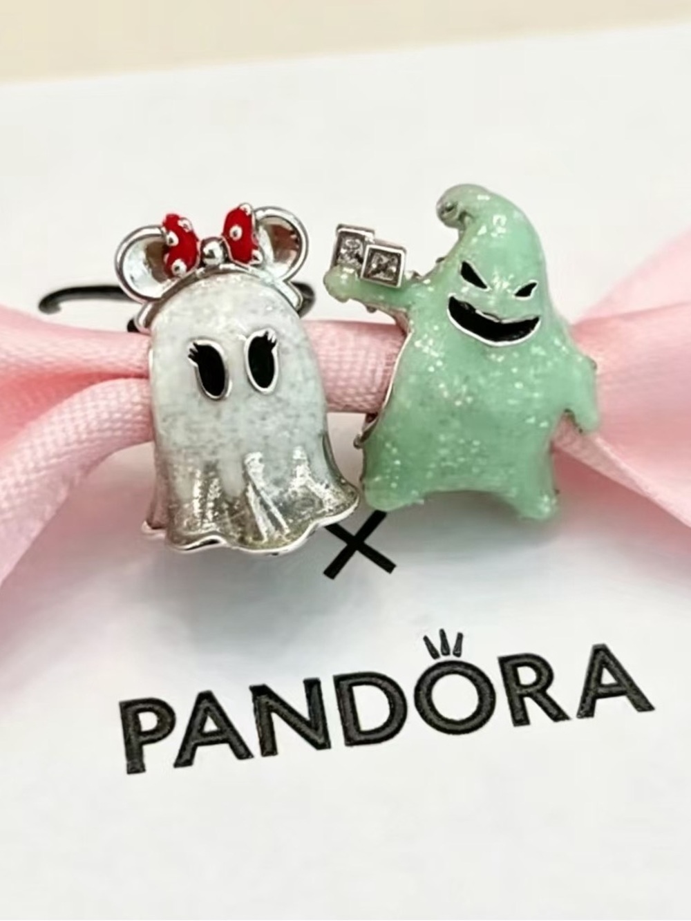2026 Spooky charms 👻👻👻Halloween Disney x Pandora Jewelry Xmas Glow in Dark